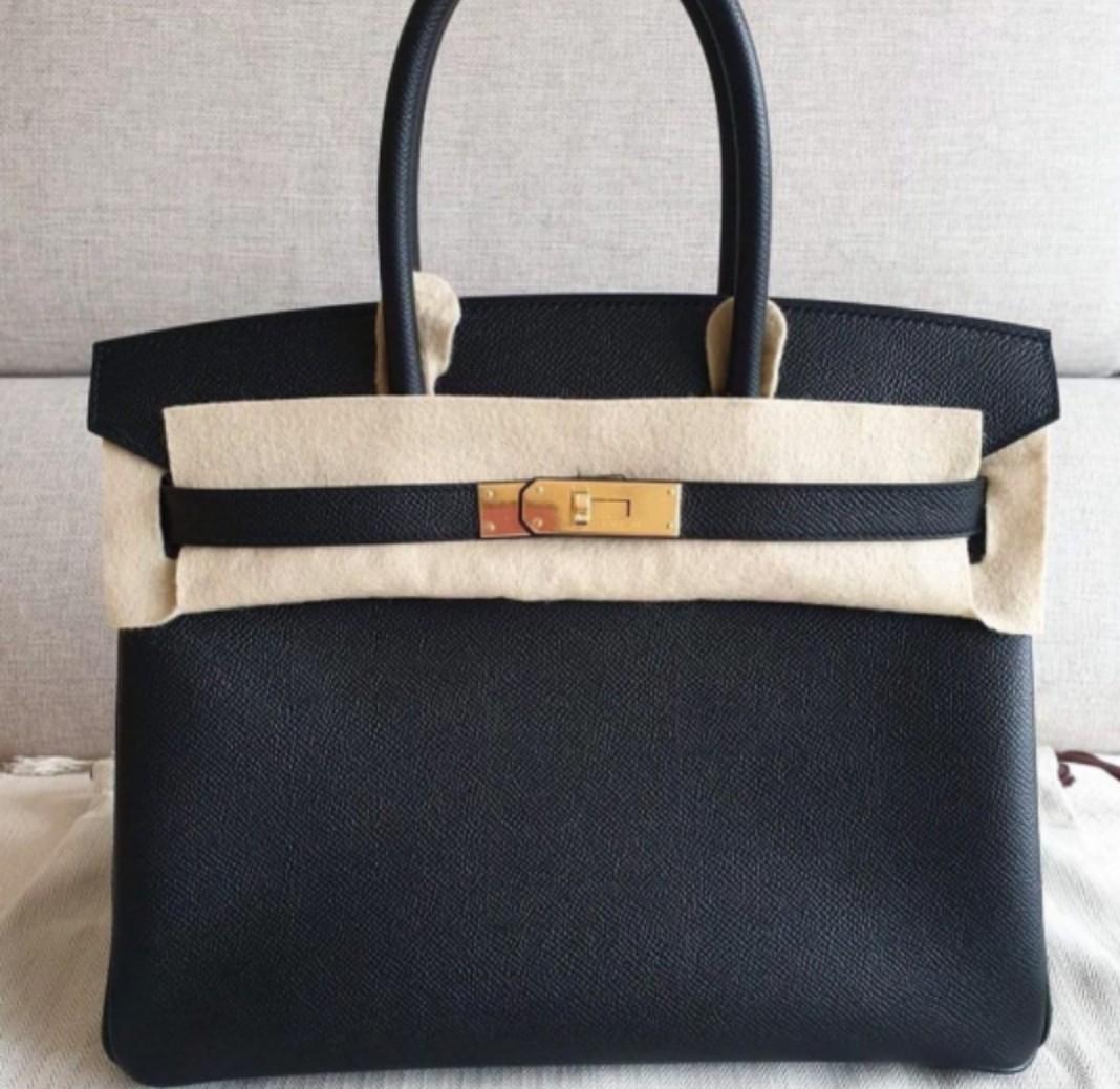 Hermes Birkin 30 Blue Sapphire GHW, Luxury on Carousell