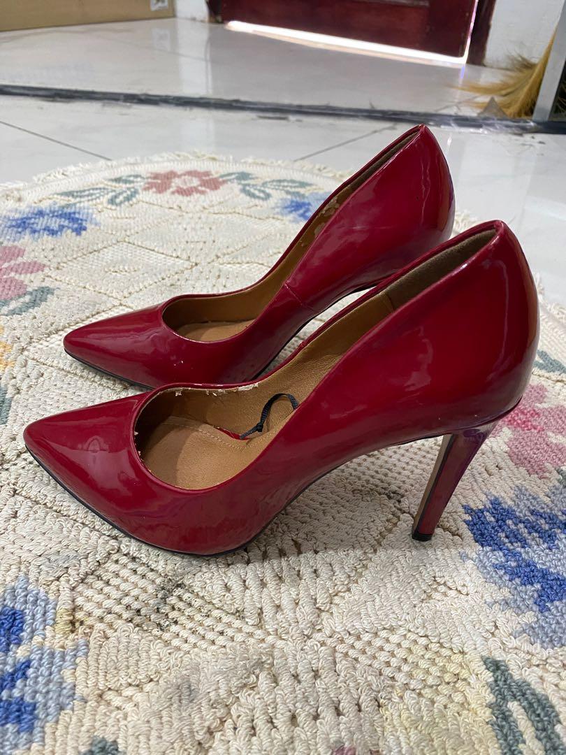 H&m red discount heels