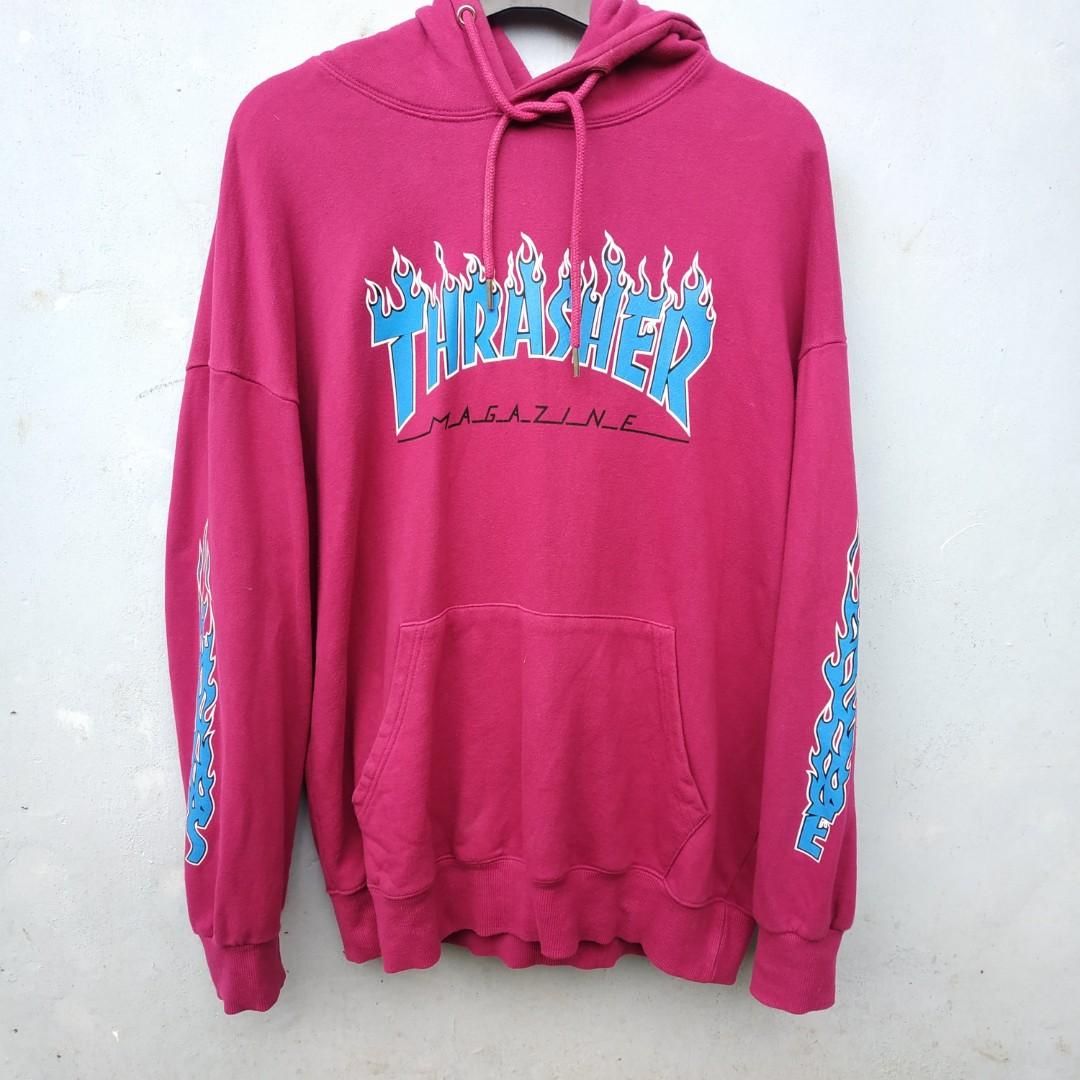 Thrasher x supreme hoodie original sales