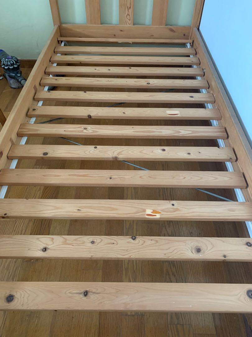 IKEA bed slats for Queen size bed, Furniture & Home Living, Furniture
