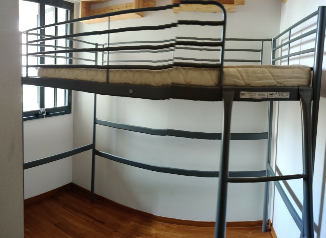 Ikea loft bed, Furniture & Home Living, Furniture, Bed Frames