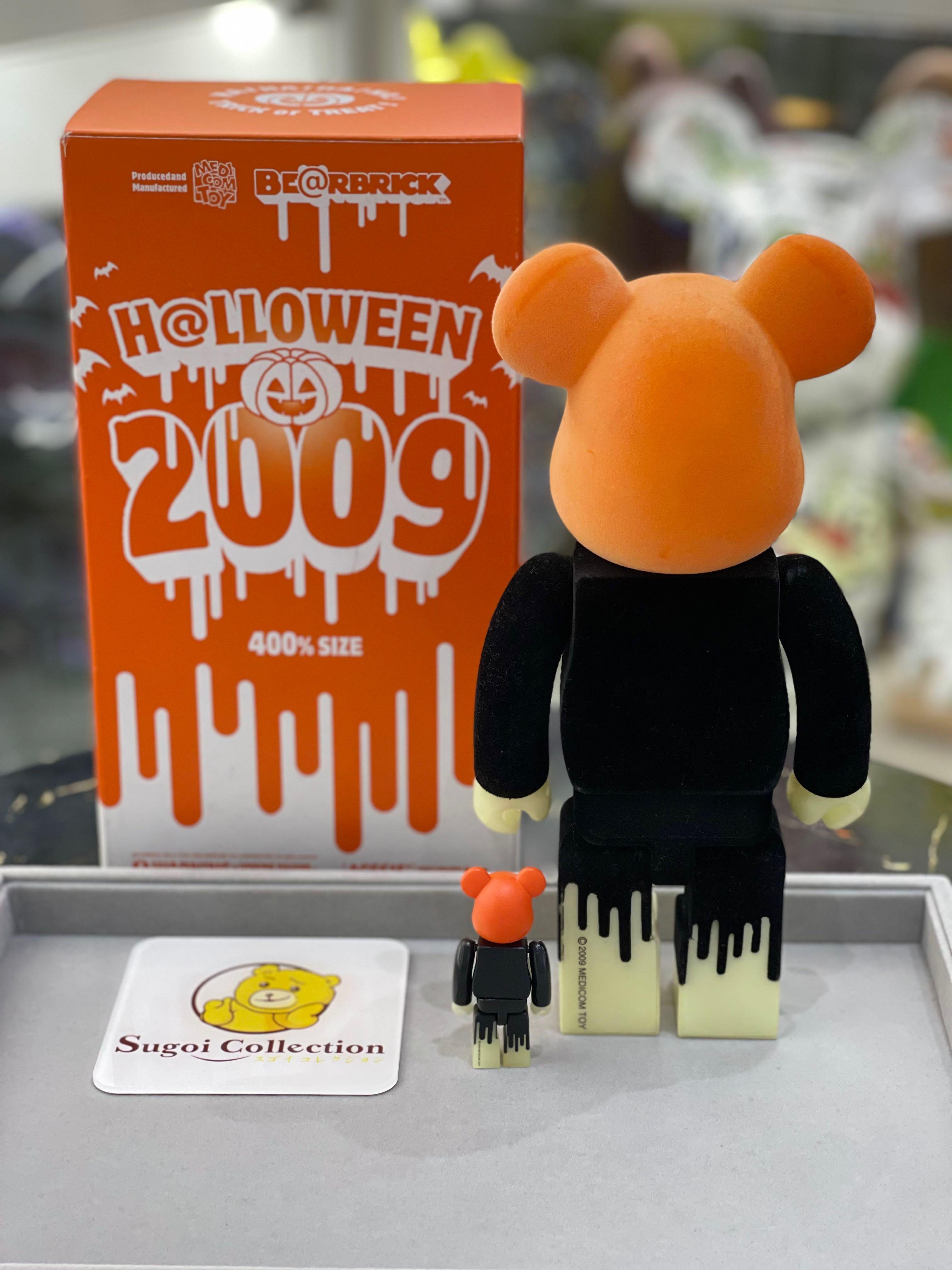 In Stock] BE@RBRICK x Halloween 2009 GID Glow In The Dark 400 