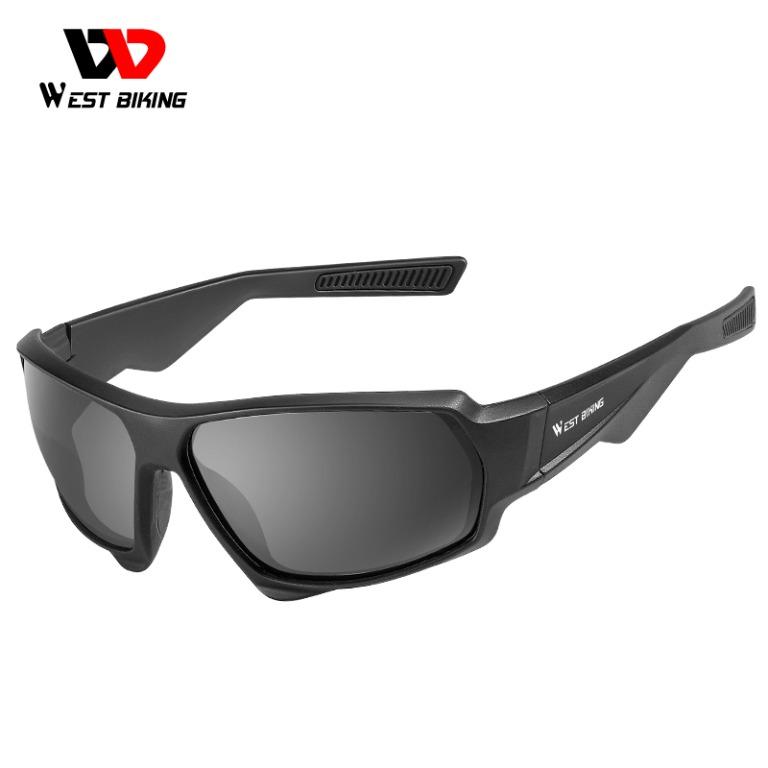 In Stock>WEST BIKING Polarized Cycling Glasses UV400 Protection