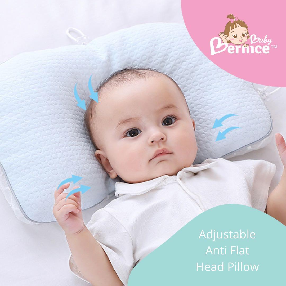 INSTOCK Adjustable Drawstring Infant Anti Flat Head Pillow