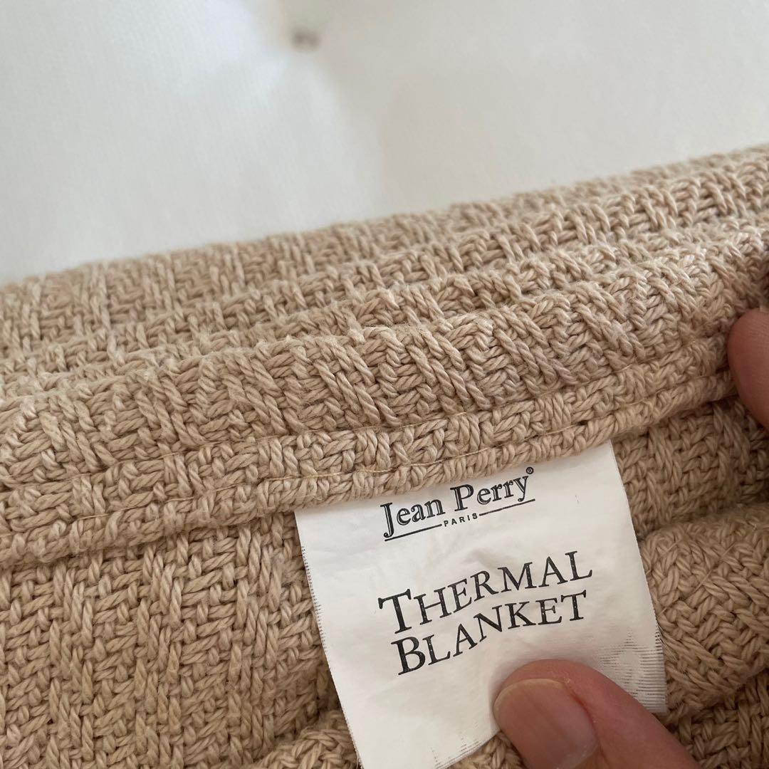 Jean perry knitted thermal blanket, Furniture & Home Living, Home Decor