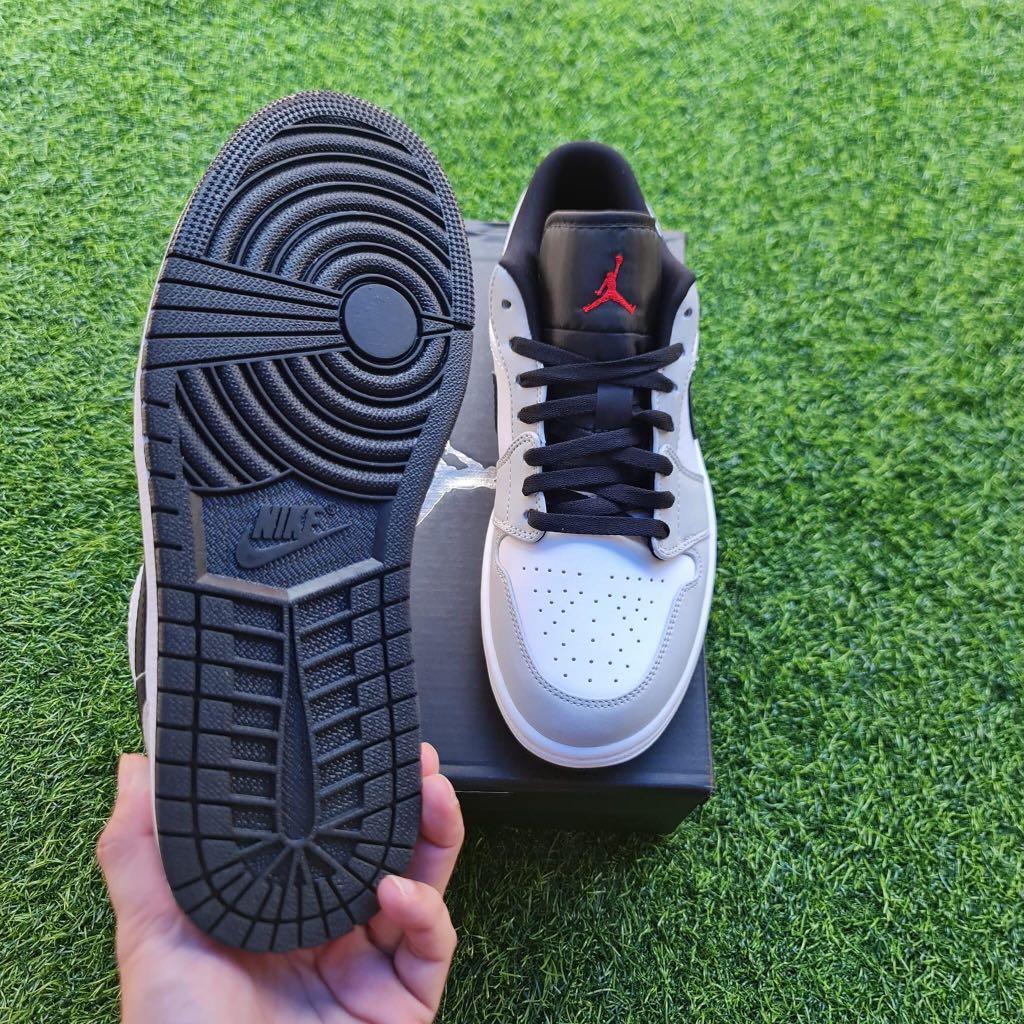 Jordan 1 Low Smoke Grey (Category: Sneakers) located in Manila. Submitted by aandakicksandapparelsofficial (Listing ID 1167660105, Image 3). Description: Pay First, Free Socks and Paper Bag Available sizes in Euro are 41 to 45 Only. Add 250 pesos Shipping Nationwide Thru J&T or JRS. Lalamove Delivery Fee will be checked Depend on your Location. For Inquiries and Orders, Kindly DM us here at Carousell..