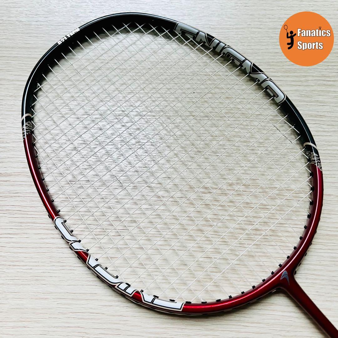 [Bundle] Brand New Flypower Enigma 900 V2 Badminton Racket strung with ...