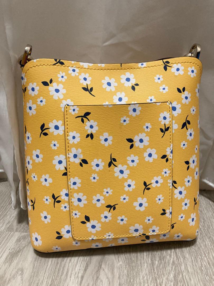 KATE SPADE DARCY FLEURETTE FLORAL SMALL BUCKET CROSSBODY SHOULDER