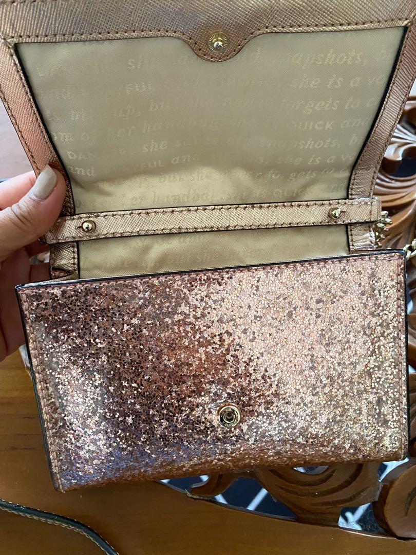 Kate Spade Glitter Bag, Luxury, Bags & Wallets on Carousell
