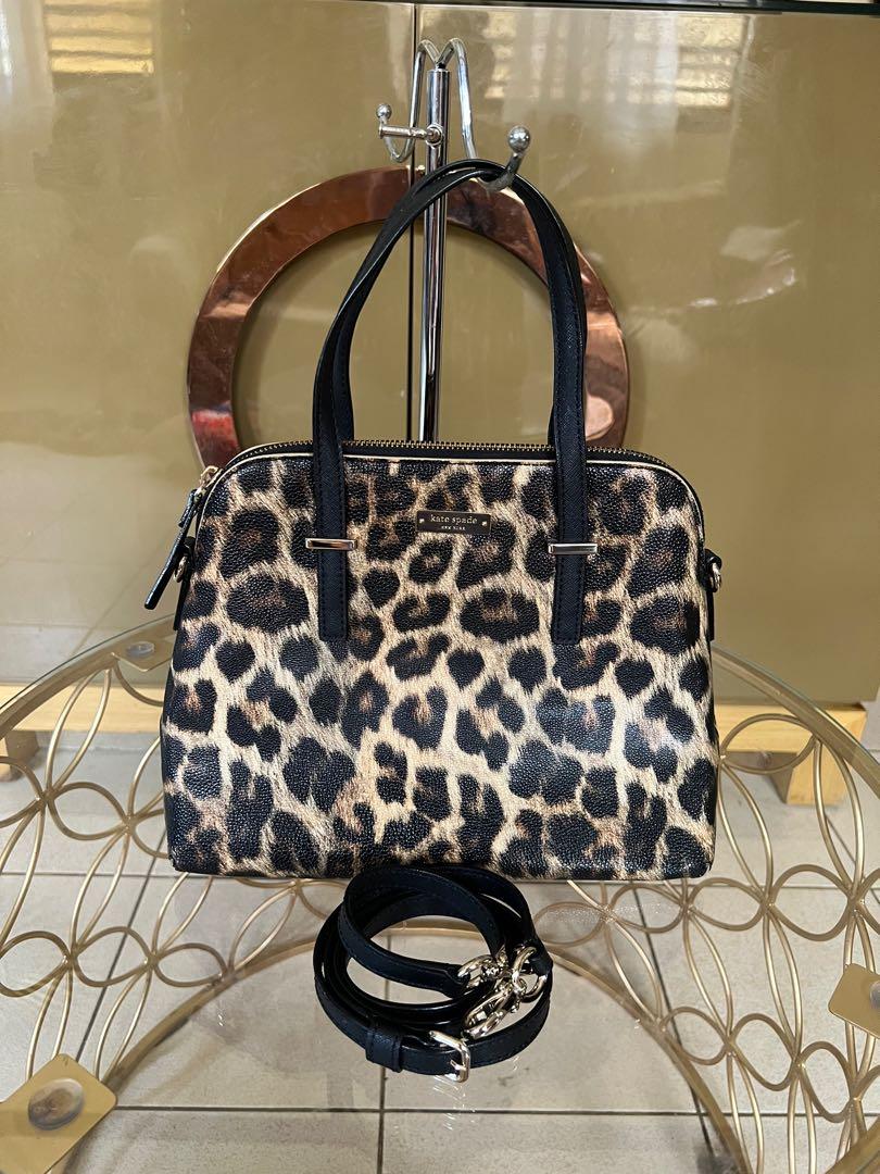Kate Spade New York Cedar Street Maise Animal Print Leopard Leather Cross  Body Bag, Luxury, Bags & Wallets on Carousell