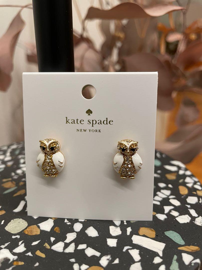 Kate spade owl earrings shop