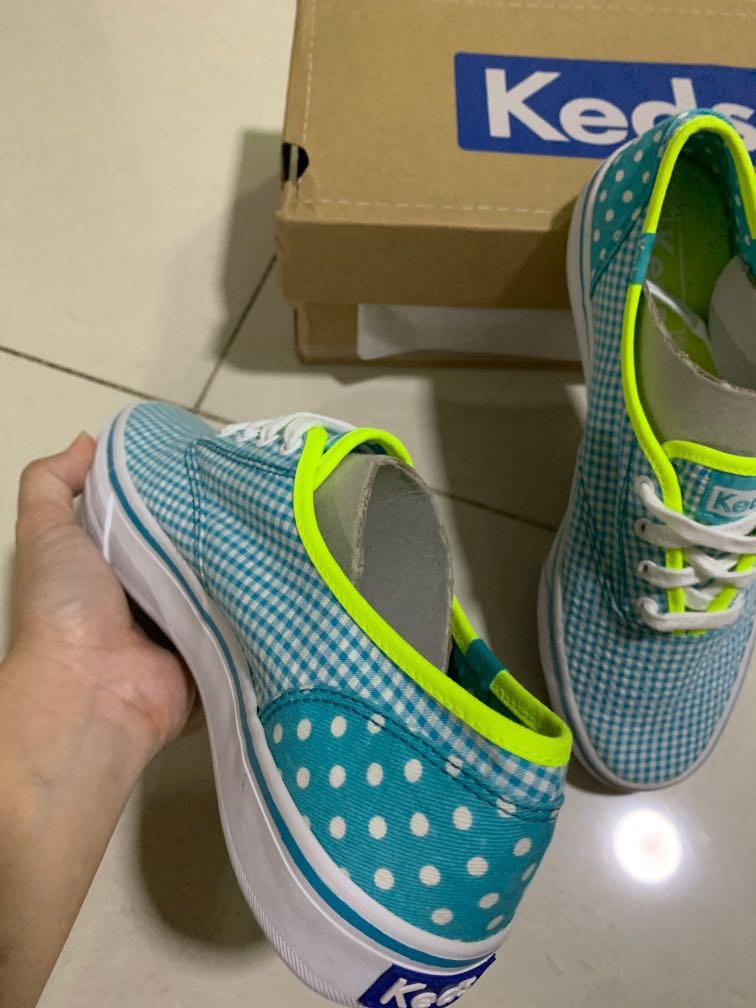 Keds blue checkered dots eur37 Women s Fashion Footwear