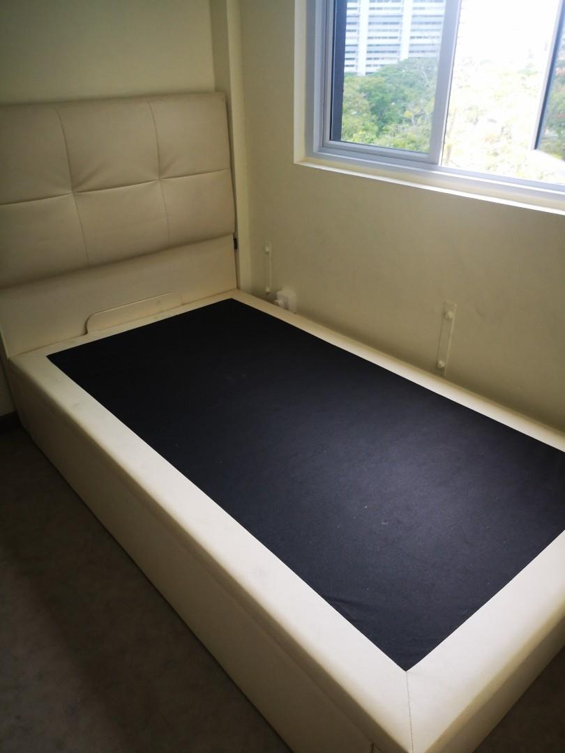 King koil storage bed, Furniture & Home Living, Furniture, Bed Frames