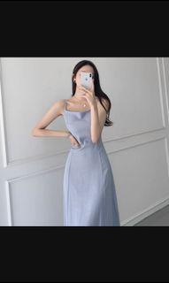 Korean Blue Dress