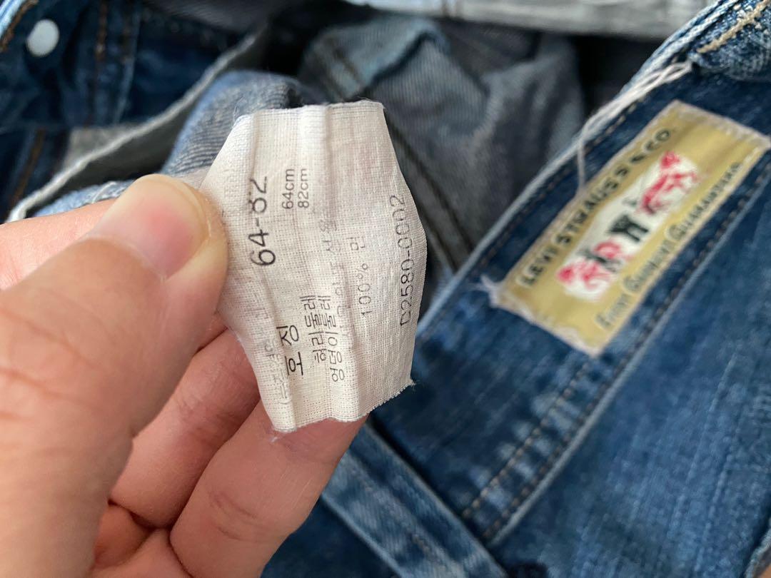 LEVI'S BOOTCUT LOWRISE JEANS, Fesyen 