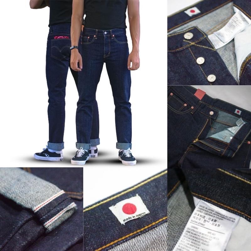 levis katakana, Men's Fashion, Bottoms, Jeans on Carousell