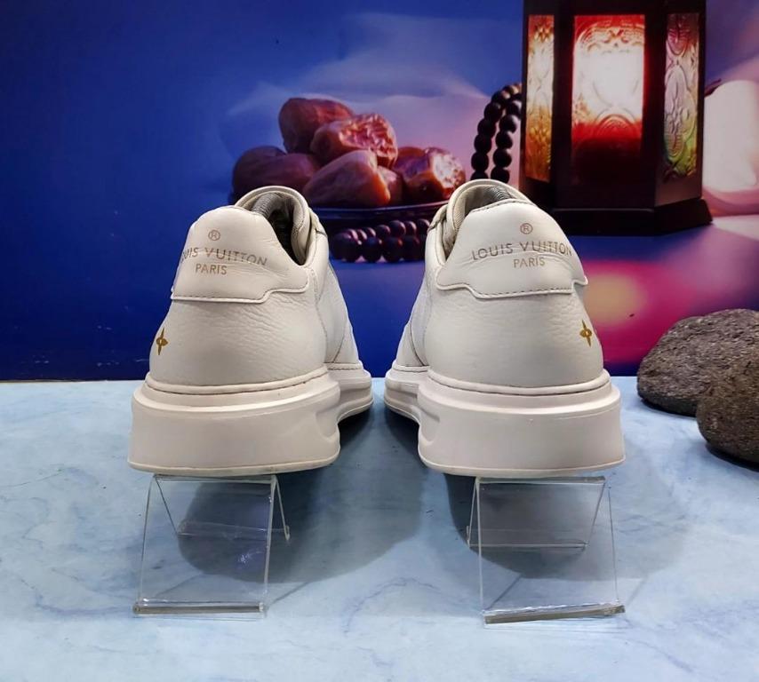 Sepatu Louis Vuitton GO 0168 Sneakers Leather Size 41.5, Fesyen Pria, Sepatu  , Sneakers di Carousell