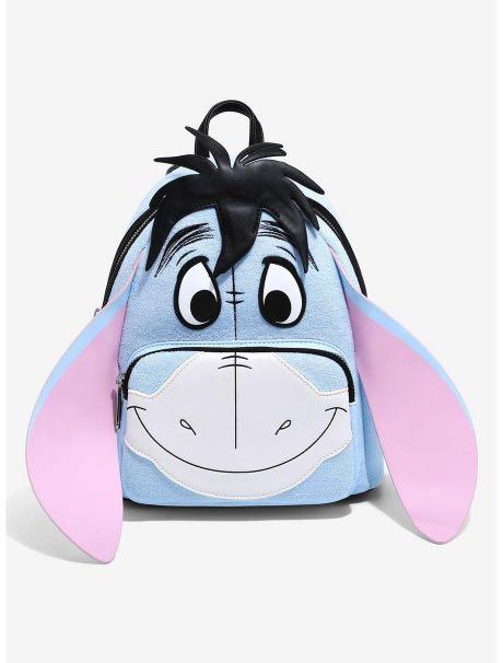 Eeyore plush backpack top