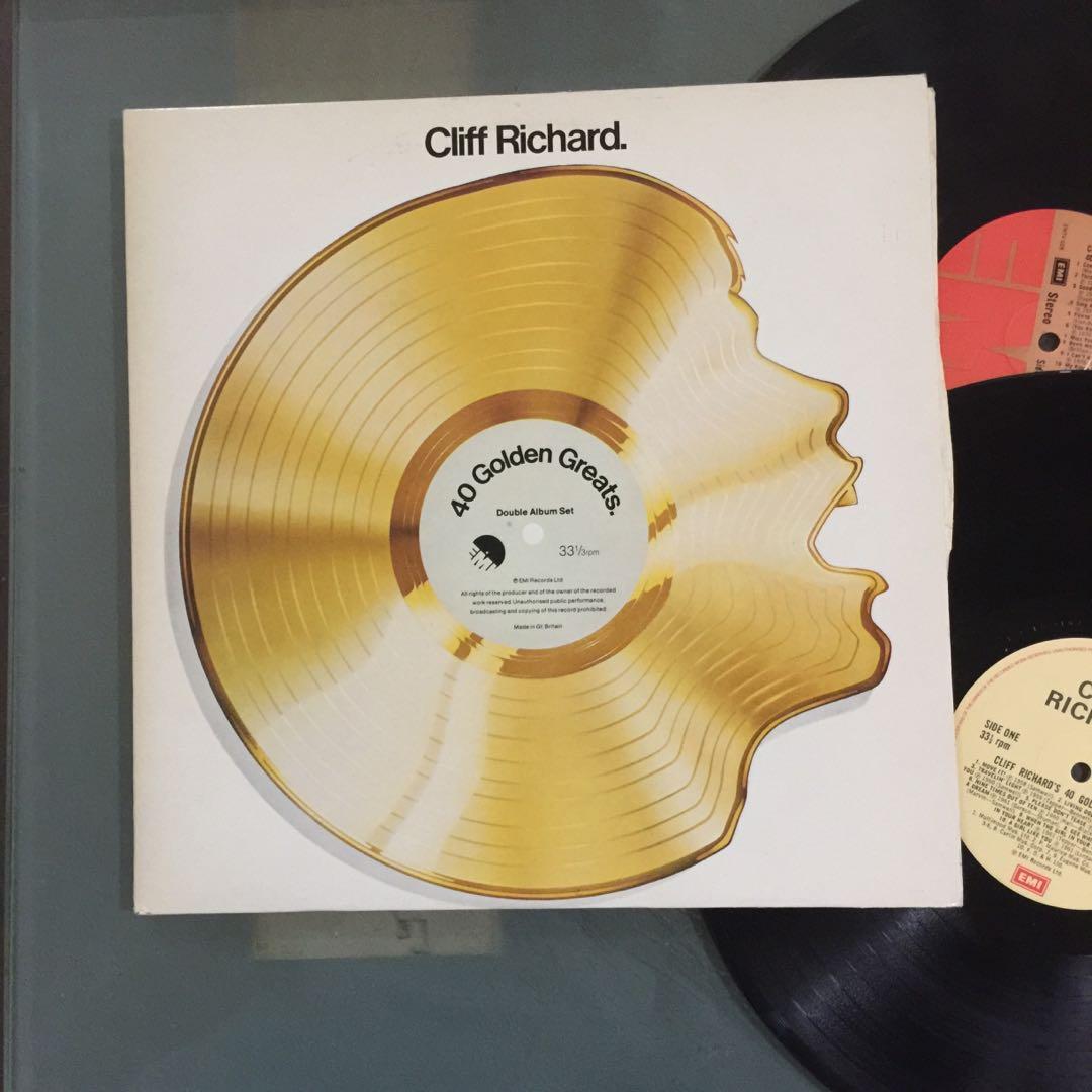 Lp - Cliff Richard (40 Golden Greats), Hobbies & Toys, Music ...