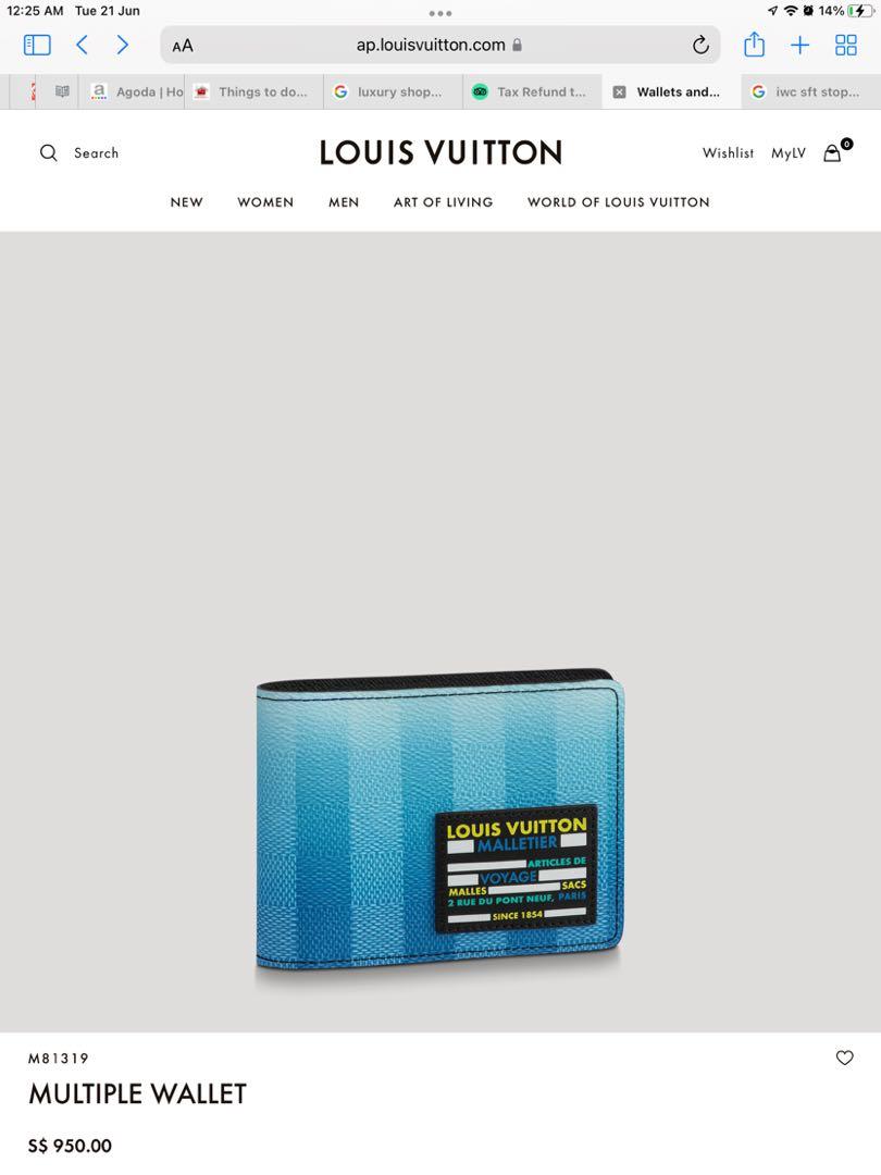 Louis Vuitton LV Multiple wallet new Orange Leather ref.228124 - Joli Closet