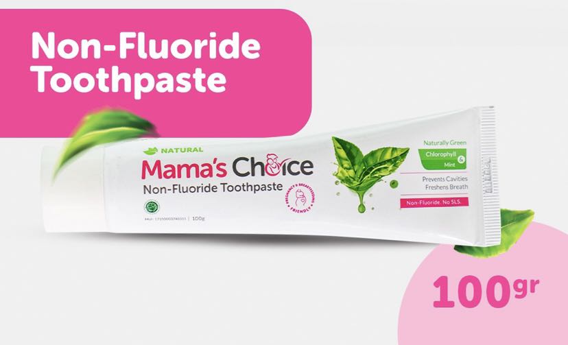 Mama's Choice NonFluoride Toothpaste with Miswak Oral Care for