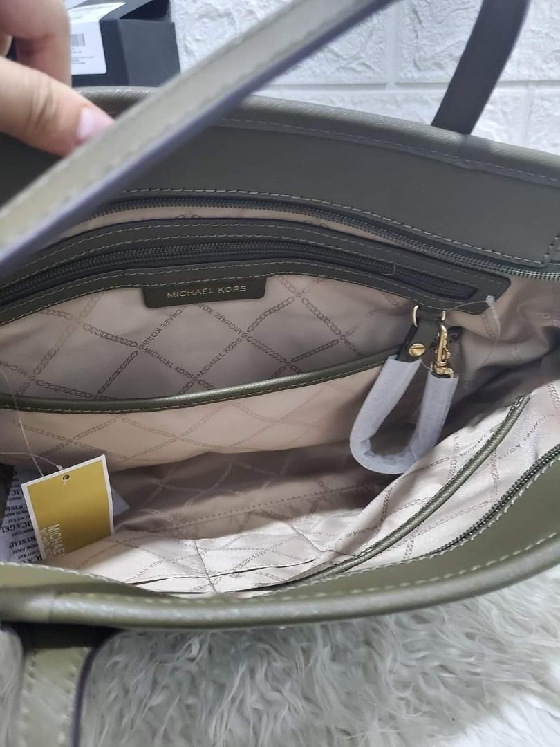 Michael Kors Eva Small Nylon Top Zip Tote Bag