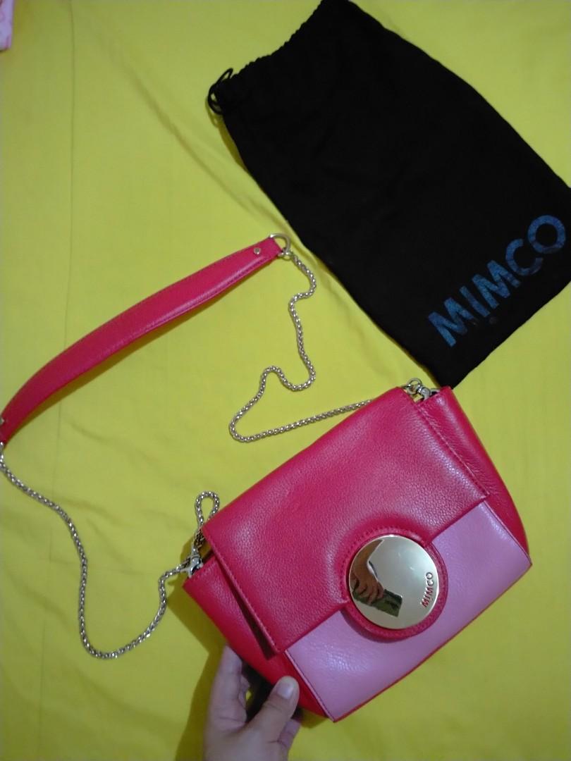 Mimco Pink Shoulder Bag