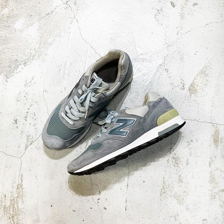 工工】New Balance M1400SB 美國製金屬Steel Blue 灰色麂皮休閒鞋, 他