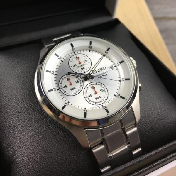 NEW Seiko Chronograph Stainless Steel Mens Watch (SKS535P1), Luxury,  Watches on Carousell