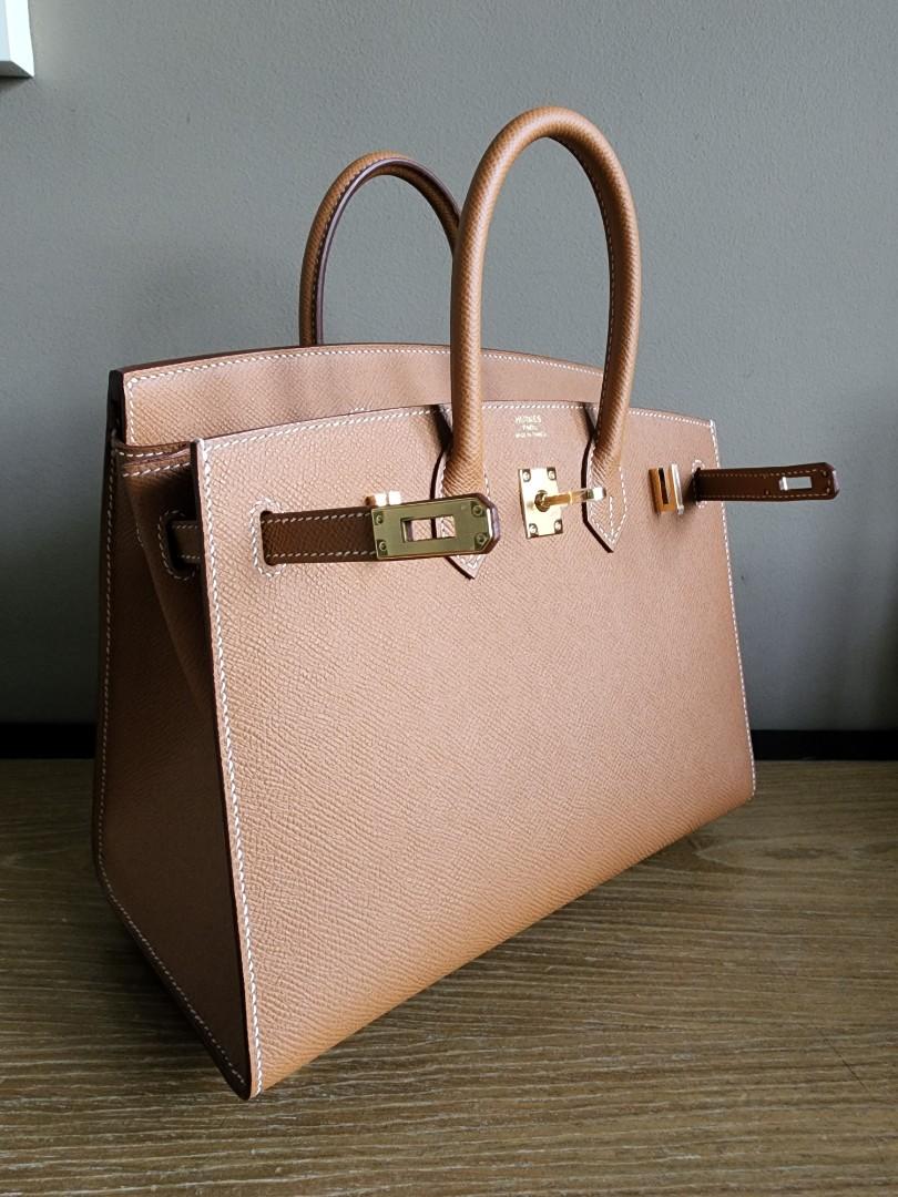 NIB Hermes Birkin 30 Gold Togo With Gold Hardware Stamp U