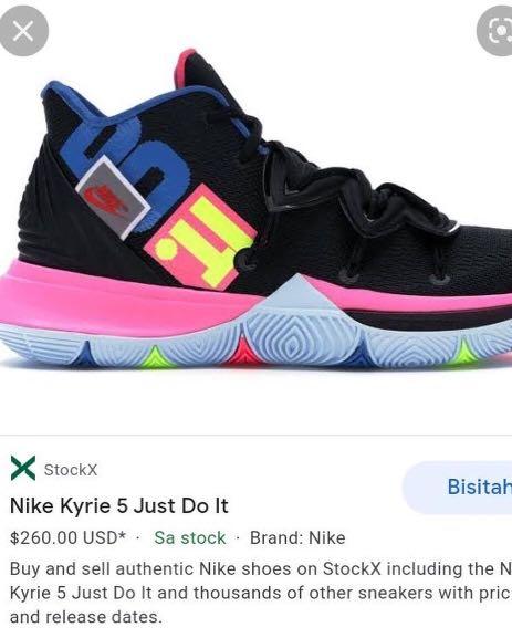 Nike Kyrie 5 Just Do It Men s Fashion Footwear Sneakers on