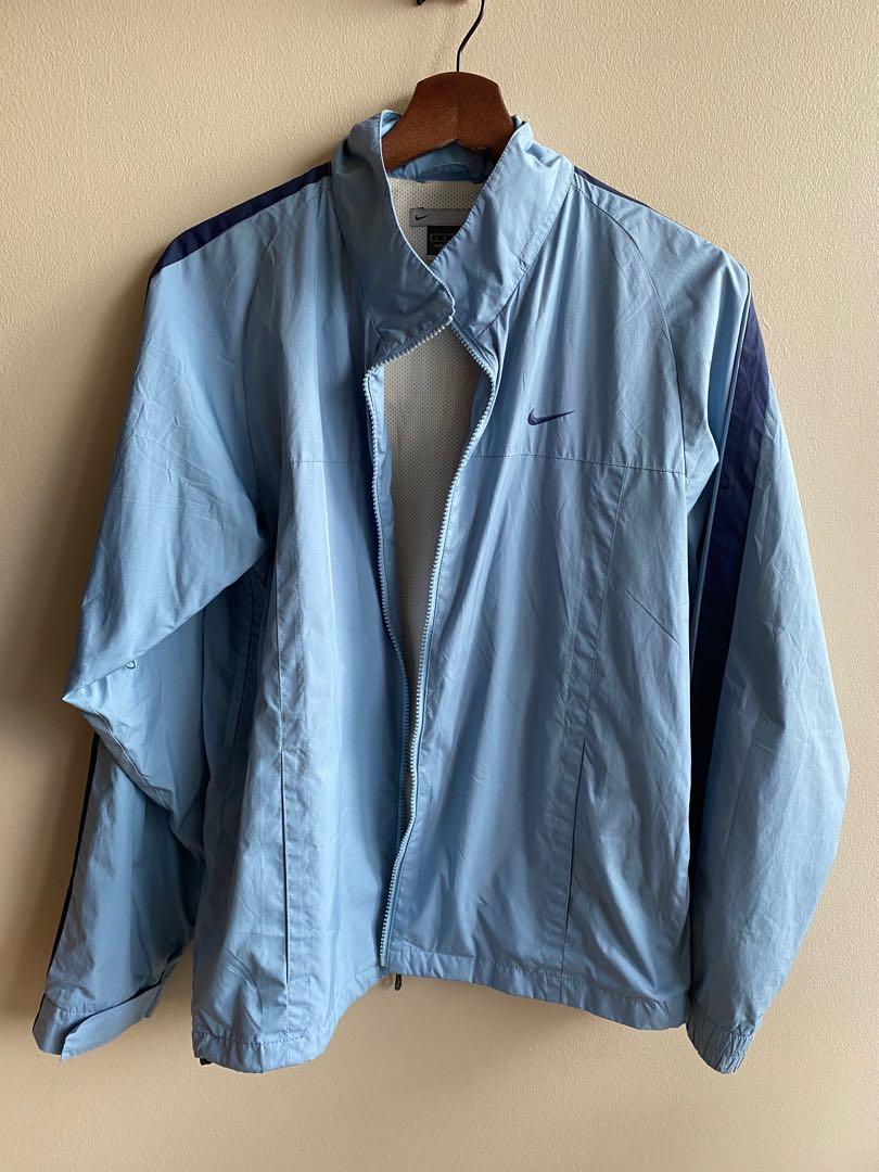 Nike windbreaker baby blue on sale