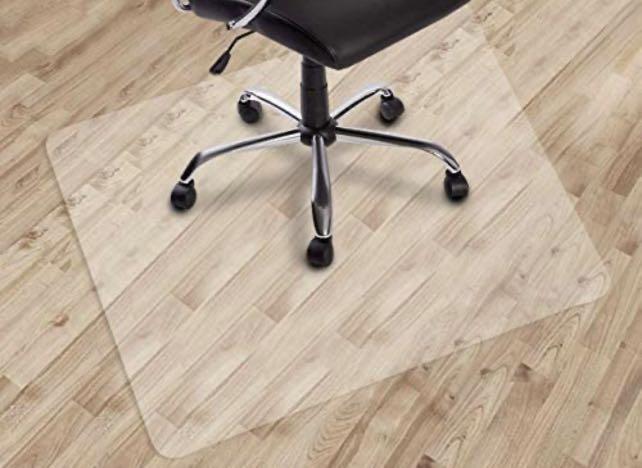Transparent Chair Mat Protector for Hard Floors 100pointONE 2mm Hard Floor Chair Mat,PVC Office Chair Mat 48'' x 30'' Rectangle 