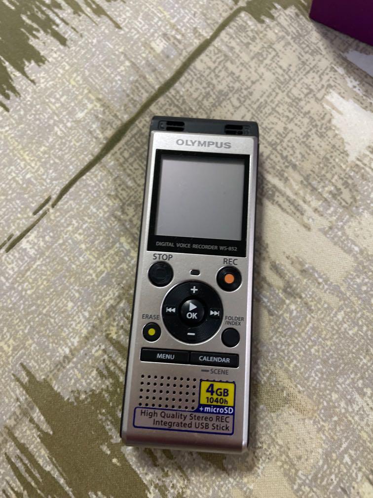 Olympus voice recorder WS852, Audio, Voice Recorders on Carousell