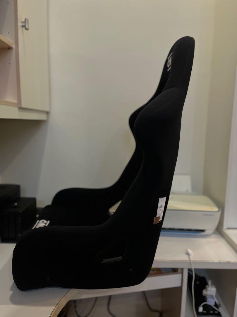 OMP FIRST R BUCKET SEAT WITH BRACKET, Auto Accessories on Carousell