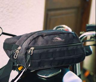 Original High Sierra Rownan Waist Bag Trekking & Outdoor Gear Travel Accessories Bag - Denim Black