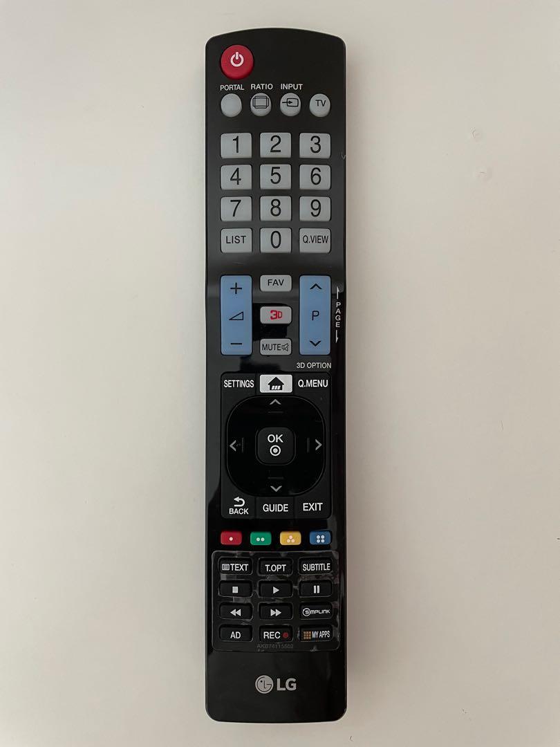 Original LG TV control, TV & Home Appliances, TV & Entertainment, TV