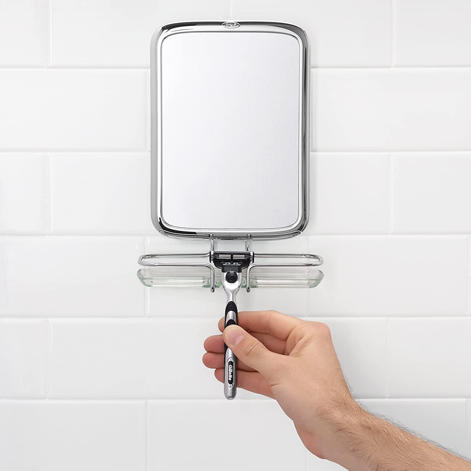 OXO Good Grips Fogless Shower Mirror, Furniture & Home Living, Home Decor, Mirrors on Carousell