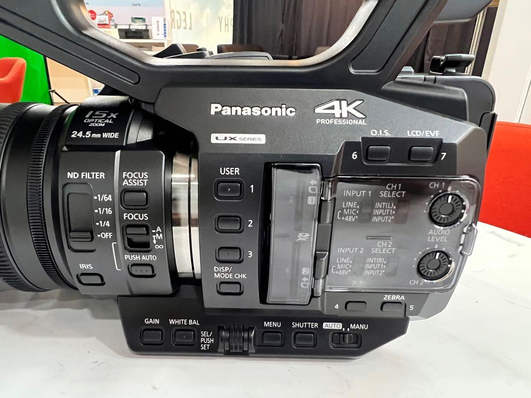 Panasonic AGUX90 4K, Photography, Video Cameras on Carousell