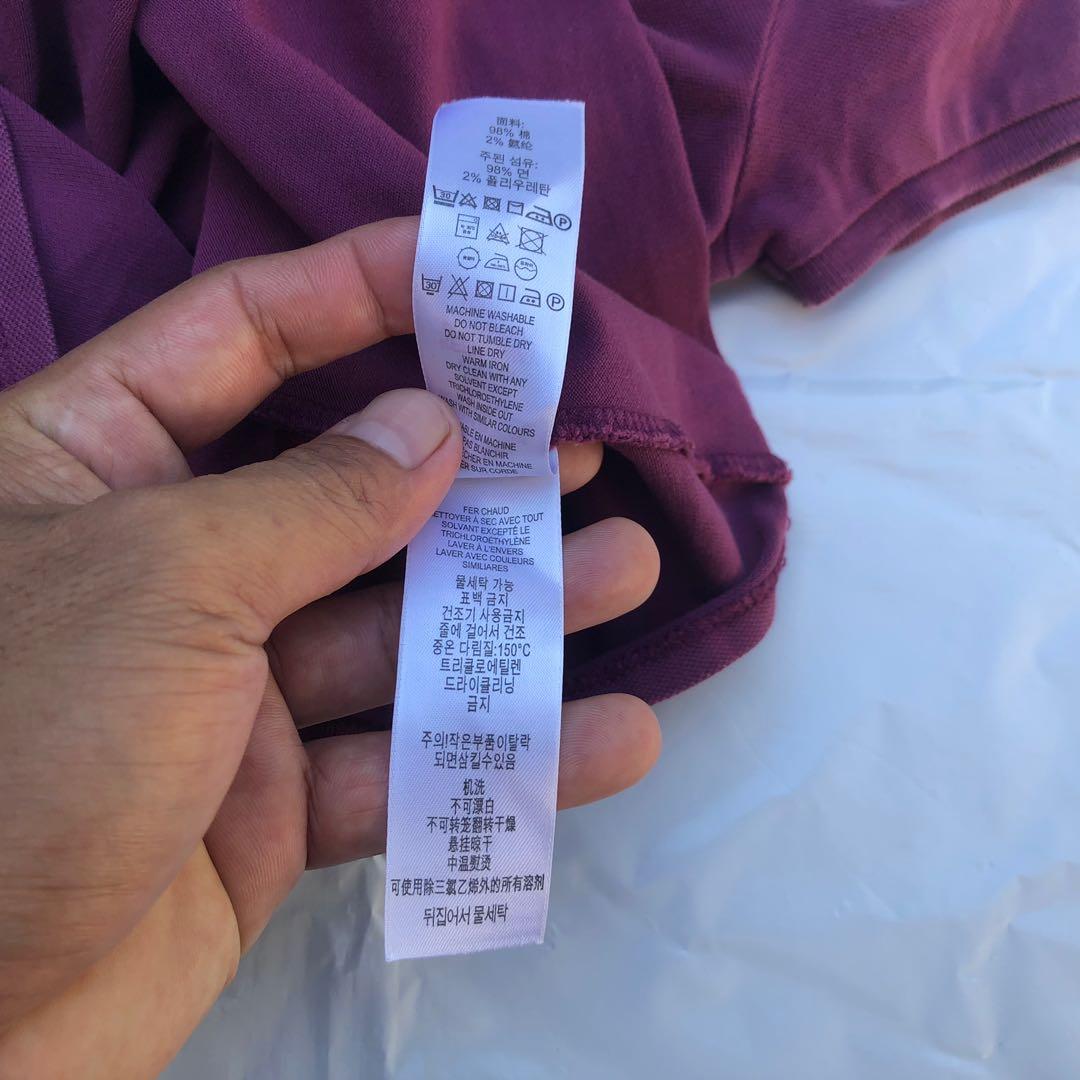 PO BURBERRY CHILDREN 6Y POLO SHIRT MAROON GIRLS CASUAL WEAR