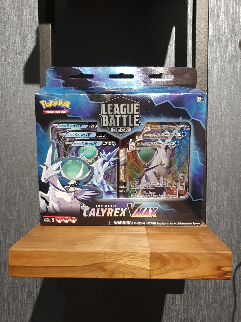 Pokemon TCG Card Ice Rider Calyrex VMAX League Battle Deck MISB, Hobbies &  Toys, Toys & Games on Carousell