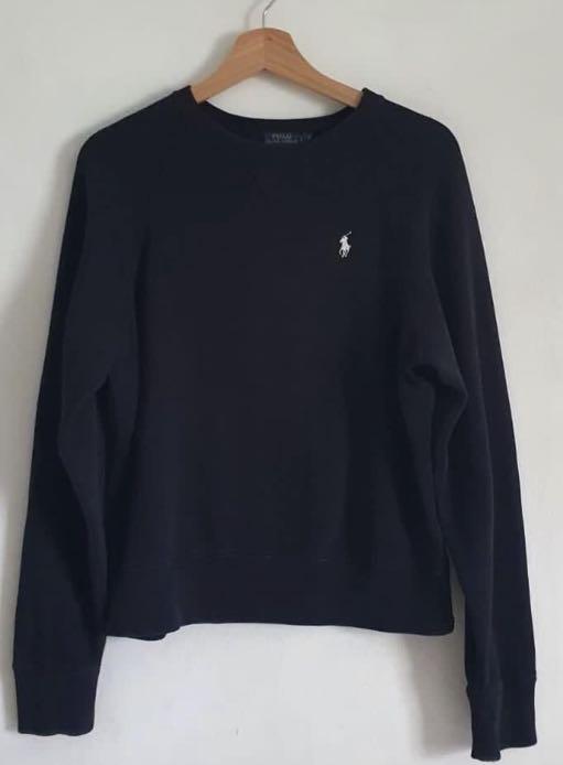 Polo Ralph Lauren Black Sweatshirt Sweater Pullover