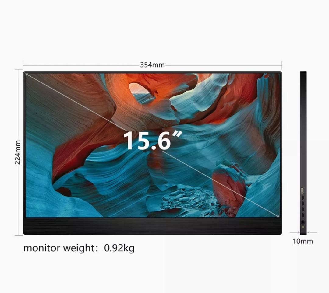Wireless Portable FHD 15.6 Touchscreen Monitor Egobas with inbuilt
