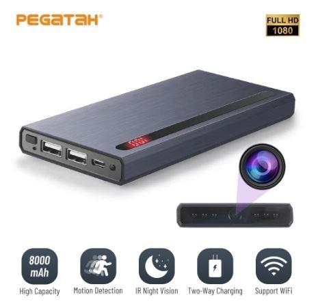 Power Bank Camera 1080P Mini Wifi Micro Camcorder Infrared Night