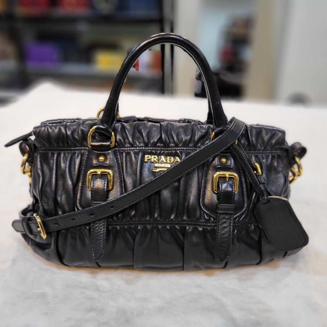 Prada Gaufre Matelasse Bag, Luxury, Bags & Wallets on Carousell
