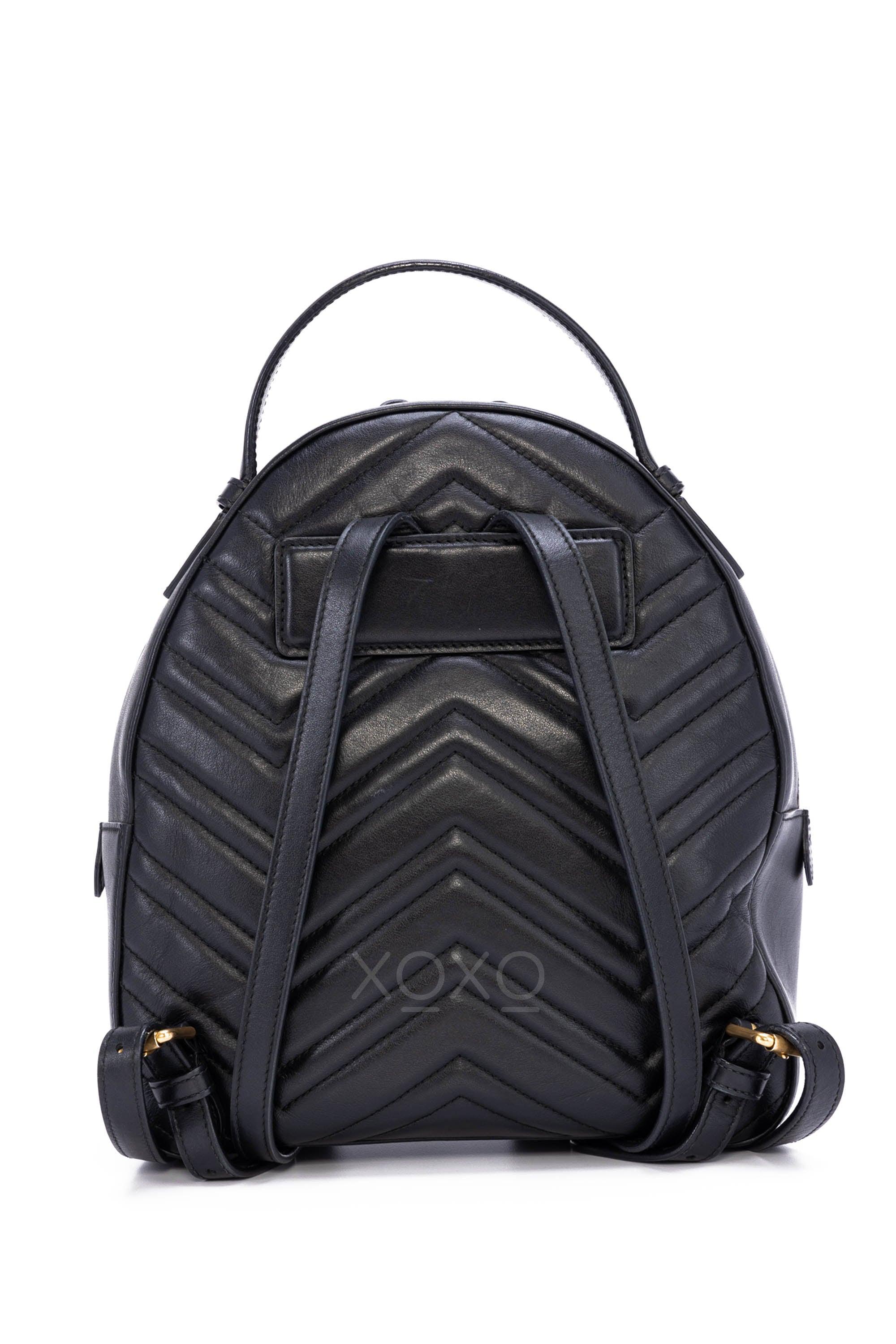 Gg marmont quilted leather backpack price on sale