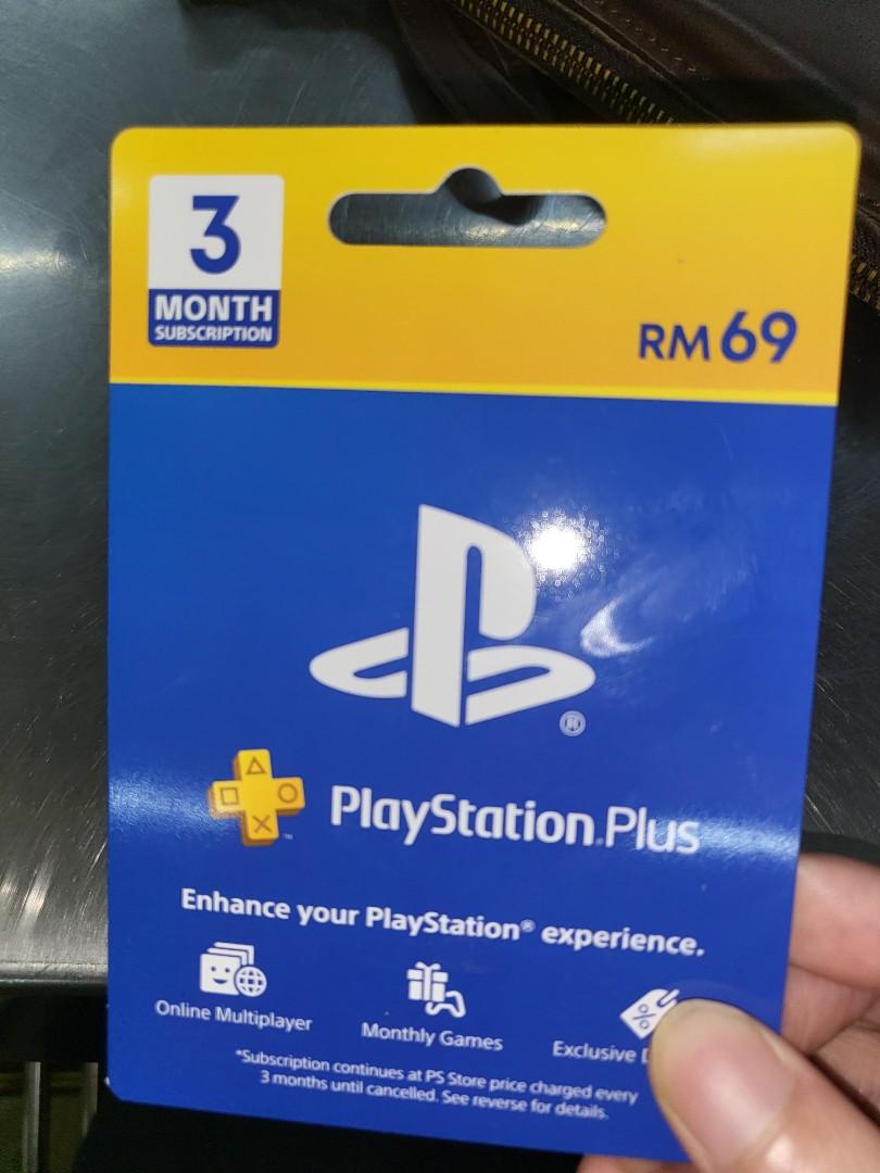 Playstation plus three months clearance