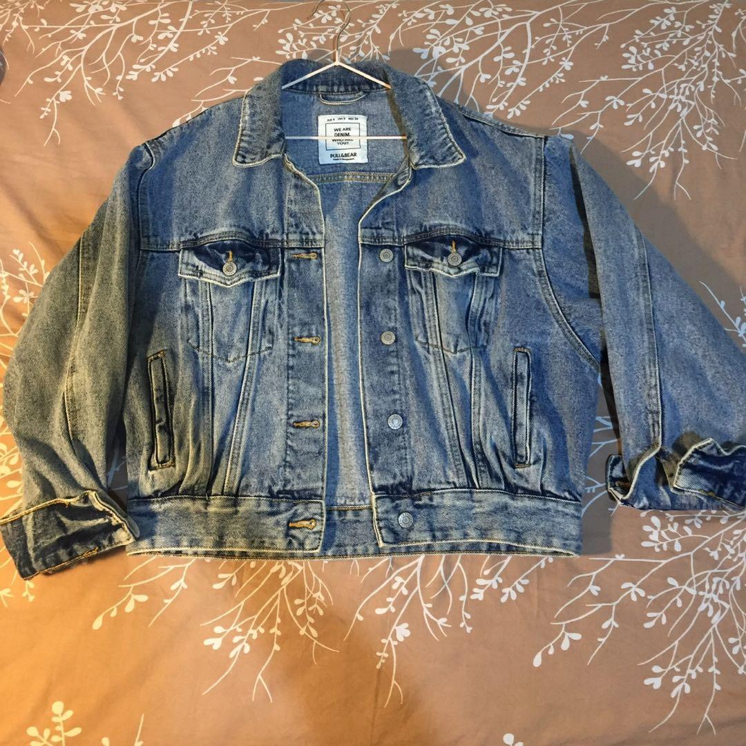 Pull\u0026Bear Oversized Denim Jacket 