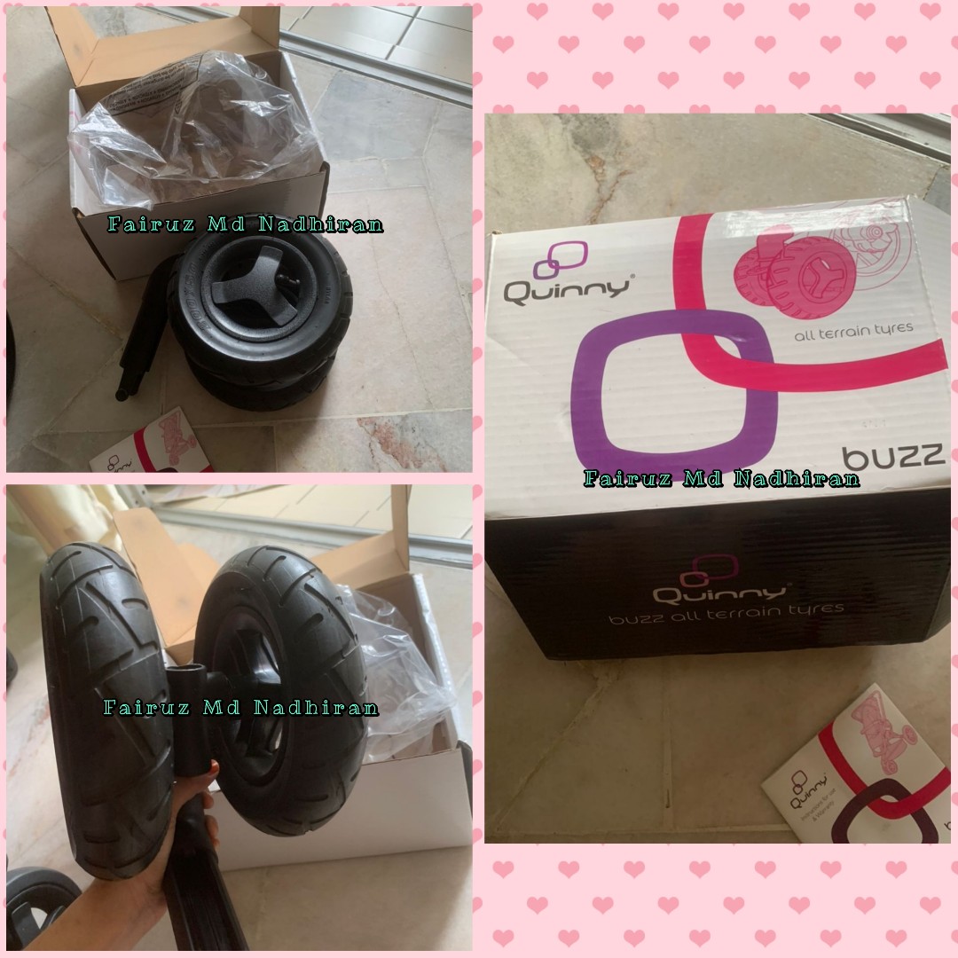 Quinny Buzz Xtra Tyres Stroller tayar hadapan