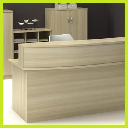 Reception Cashier Counter Table 6ft DShape Used Table, Furniture